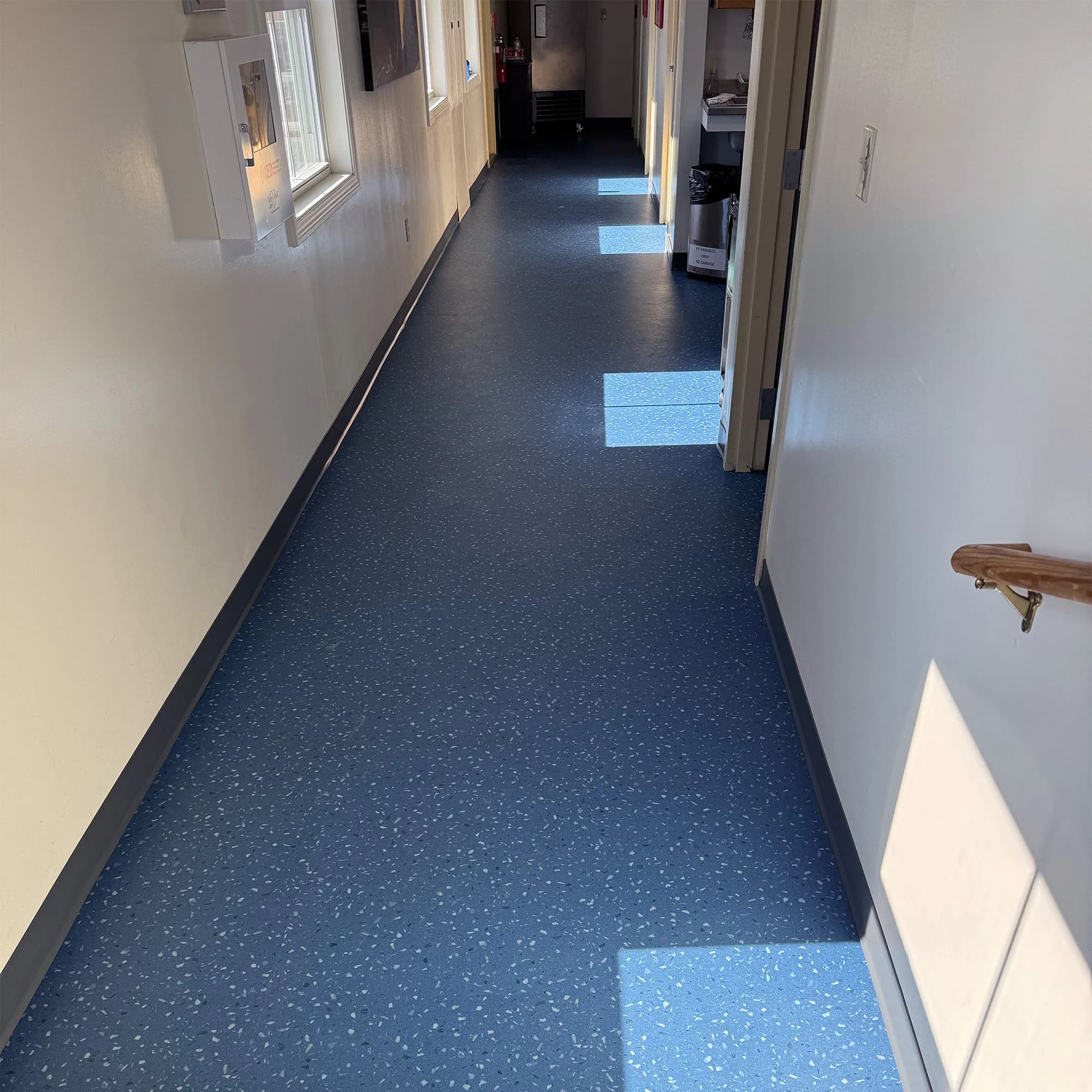 Becky's Diner HRT flooring installation in Portland